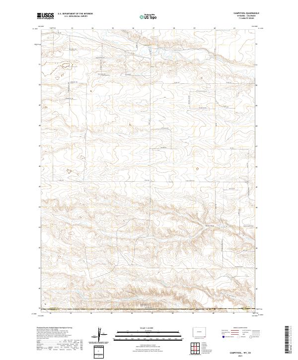 USGS Topographic Map – Campstool