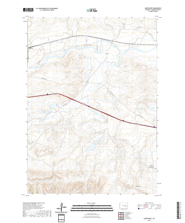 USGS Topographic Map – Careyhurst