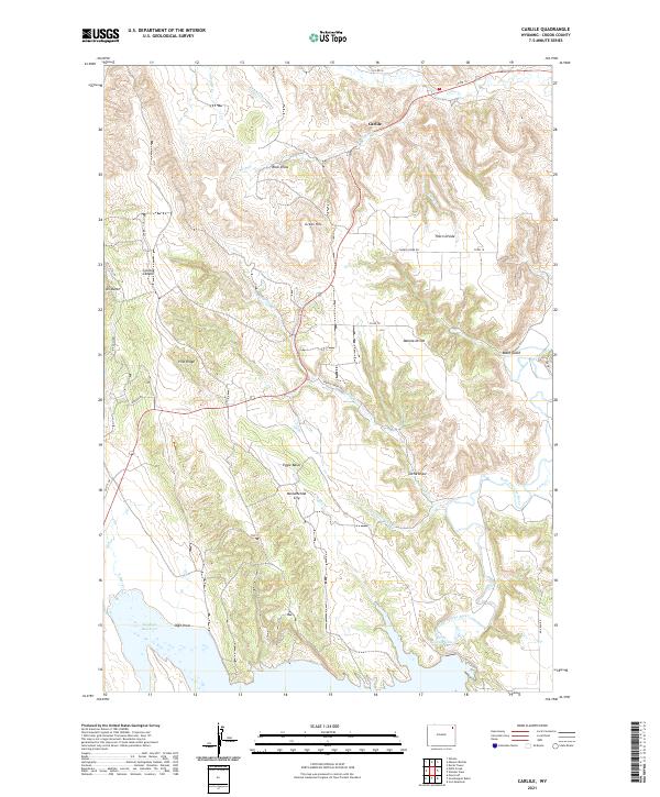 USGS Topographic Map – Carlile