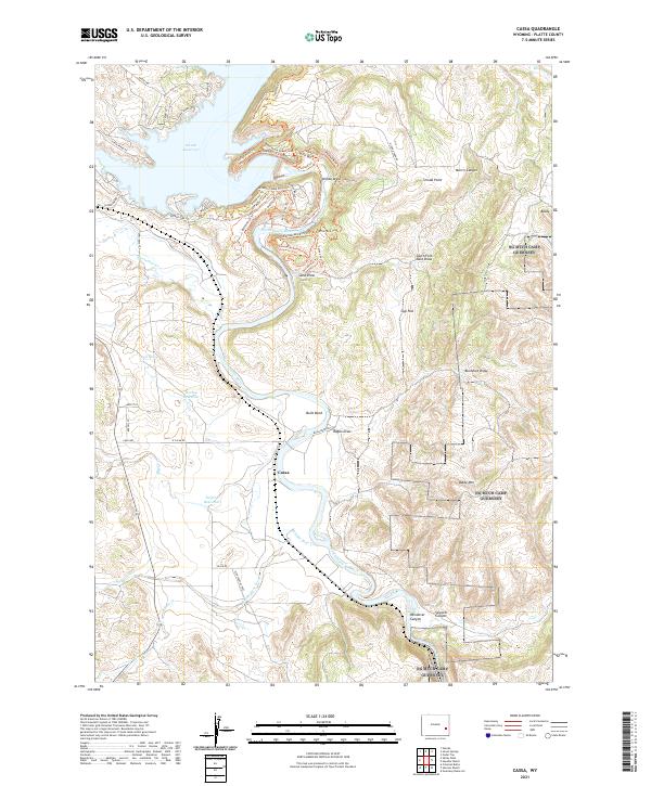 USGS Topographic Map – Cassa