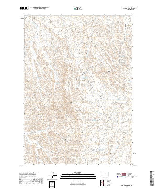 USGS Topographic Map – Castle Gardens