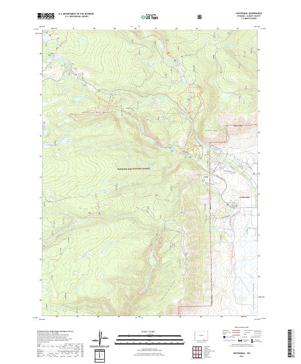 USGS Topographic Map – Centennial