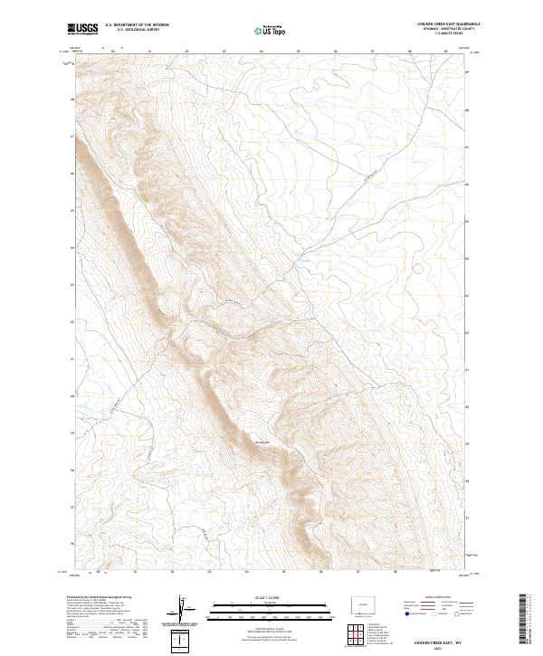 USGS Topographic Map – Chicken Creek East