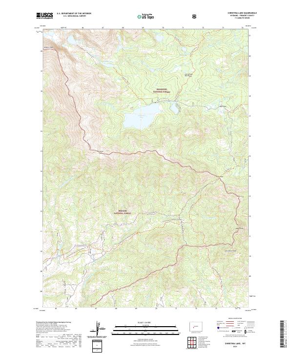 USGS Topographic Map – Christina Lake