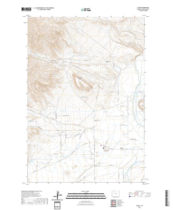 USGS Topographic Map – Clark