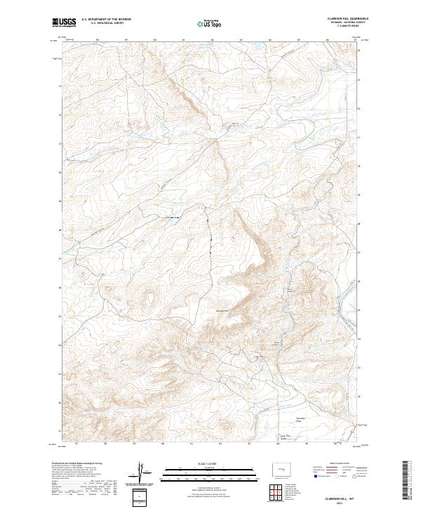 USGS Topographic Map – Clarkson Hill