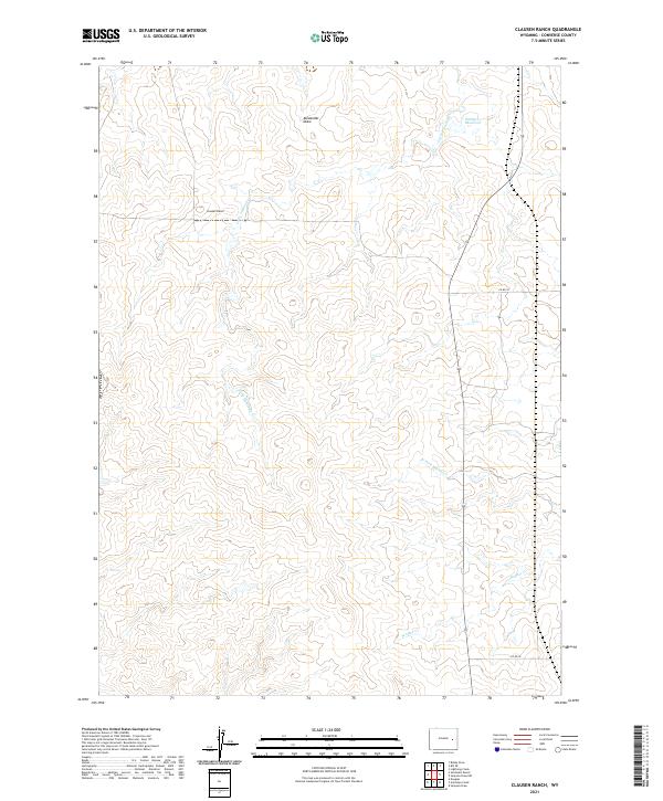 USGS Topographic Map – Clausen Ranch