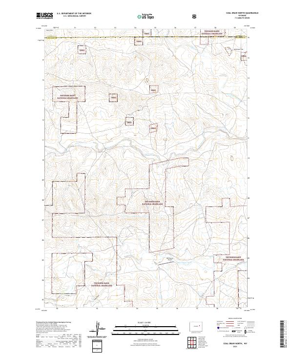 USGS Topographic Map – Coal Draw North