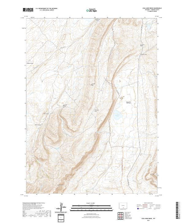 USGS Topographic Map – Coal Mine Ridge