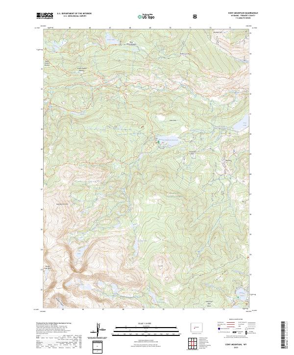 USGS Topographic Map – Cony Mountain