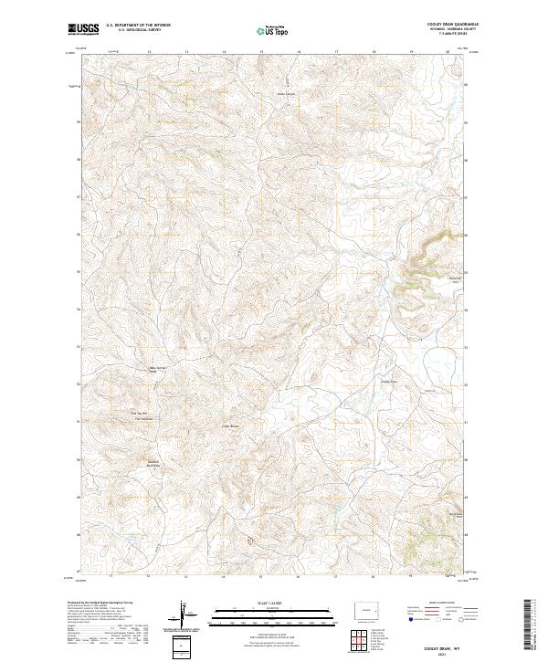USGS Topographic Map – Cooley Draw