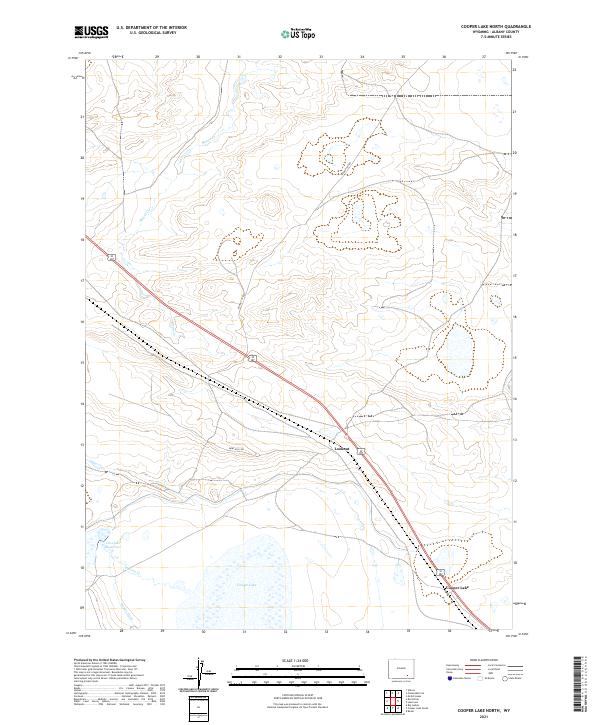 USGS Topographic Map – Cooper Lake North