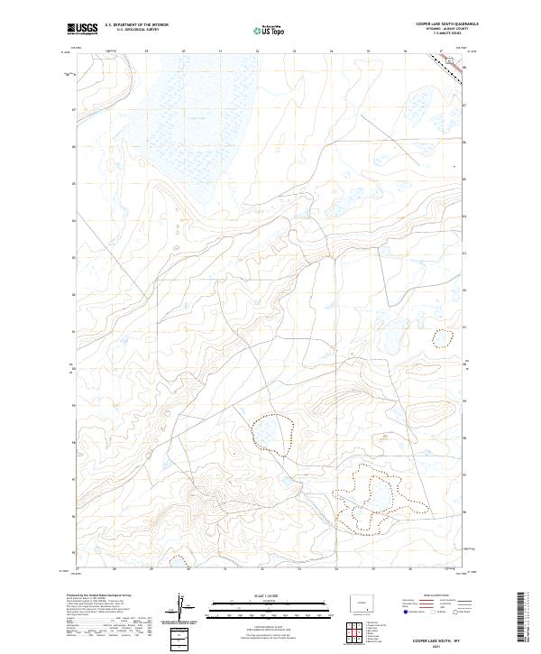 USGS Topographic Map – Cooper Lake South