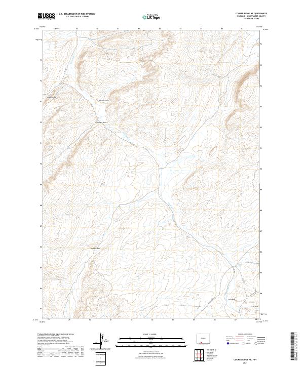 USGS Topographic Map – Cooper Ridge NE