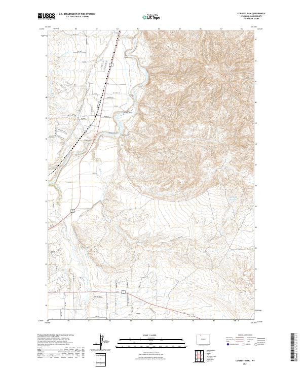 USGS Topographic Map – Corbett Dam