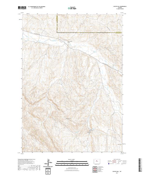 USGS Topographic Map – Coyote Hill