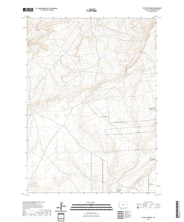 USGS Topographic Map – Coyote Springs