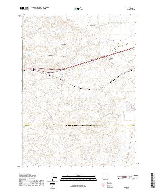 USGS Topographic Map – Creston