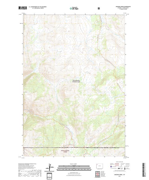 USGS Topographic Map – Crooked Creek