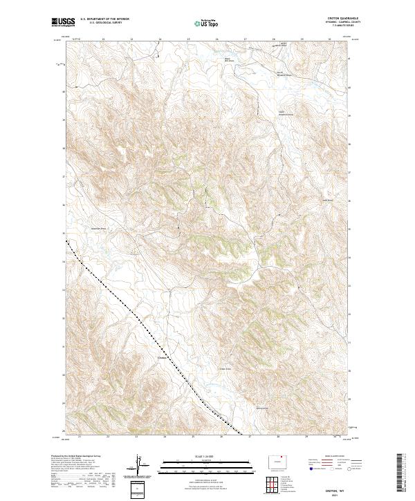 USGS Topographic Map – Croton