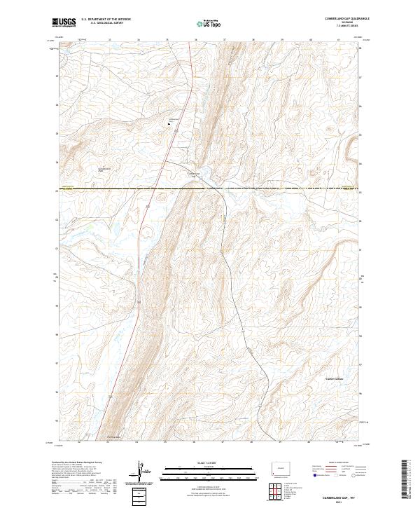 USGS Topographic Map – Cumberland Gap