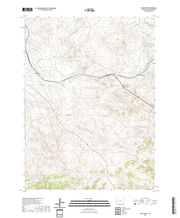 USGS Topographic Map – Dale Creek