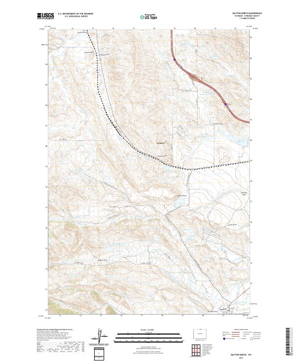 USGS Topographic Map – Dayton North