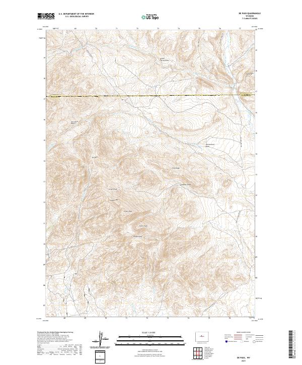USGS Topographic Map – De Pass