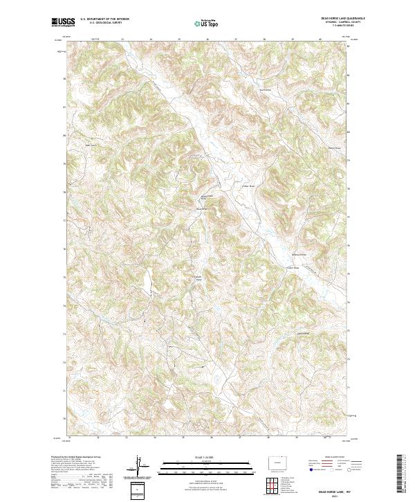 USGS Topographic Map – Dead Horse Lake