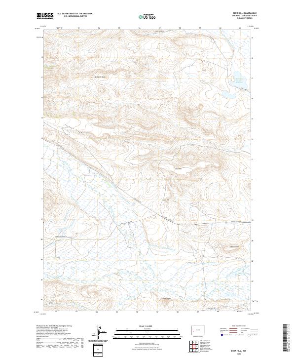 USGS Topographic Map – Deer Hill