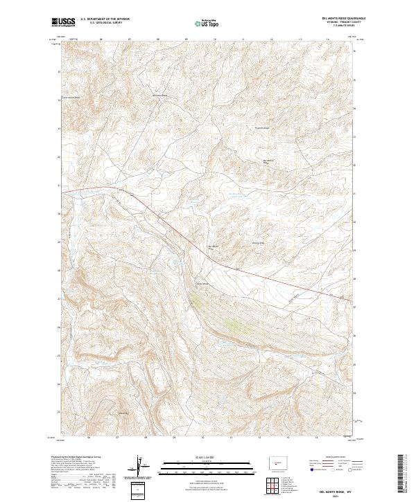 USGS Topographic Map – Del Monte Ridge