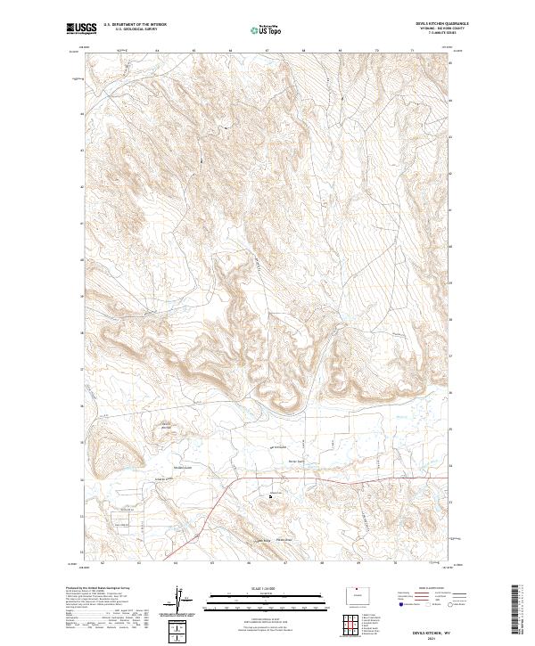 USGS Topographic Map – Devils Kitchen