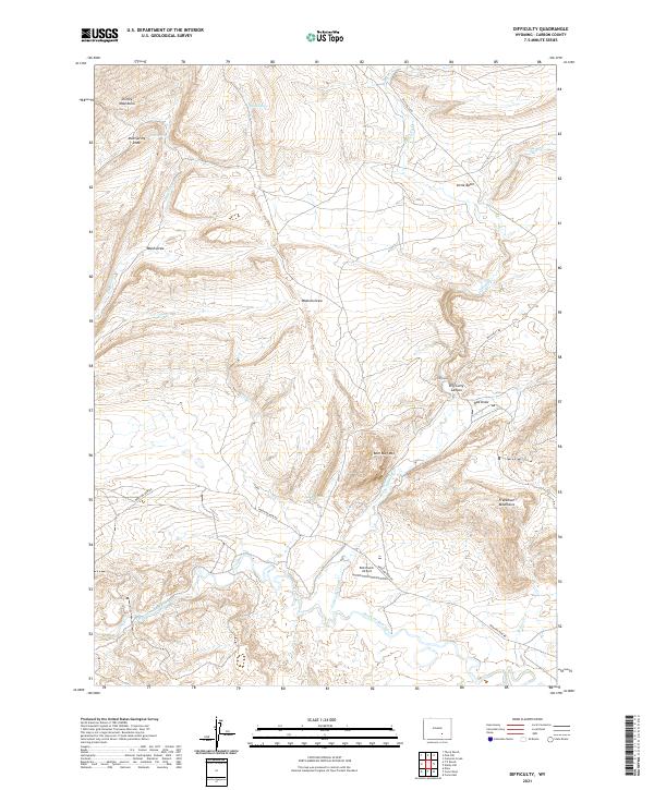 USGS Topographic Map – Difficulty