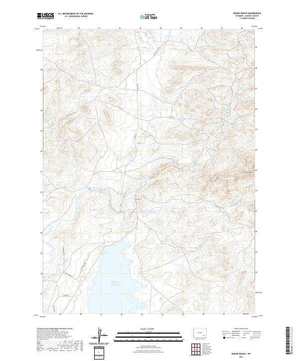 USGS Topographic Map – Dodge Ranch