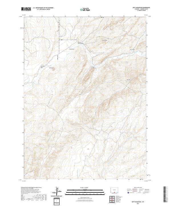 USGS Topographic Map – Doty Mountain