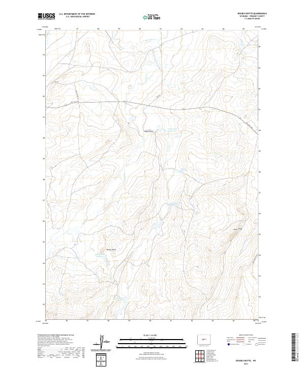 USGS Topographic Map – Double Butte