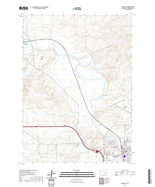 USGS Topographic Map – Douglas