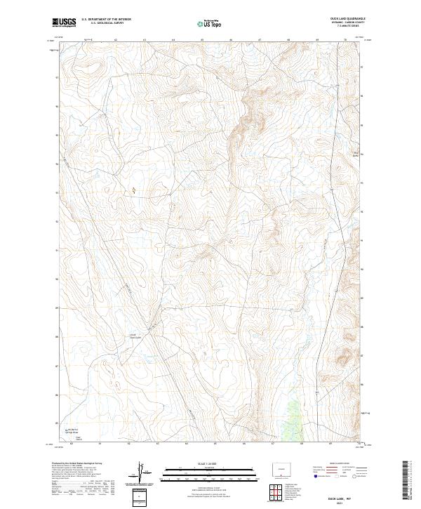 USGS Topographic Map – Duck Lake