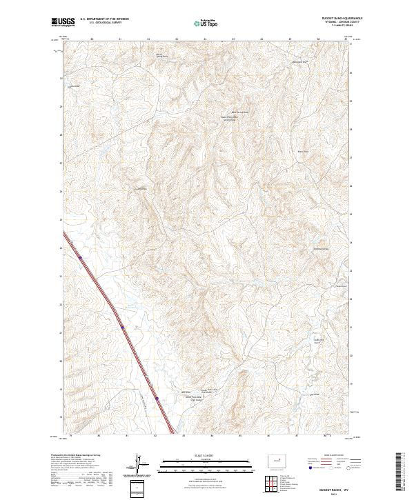 USGS Topographic Map – Dugout Ranch