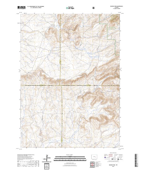 USGS Topographic Map – Dugway Rim