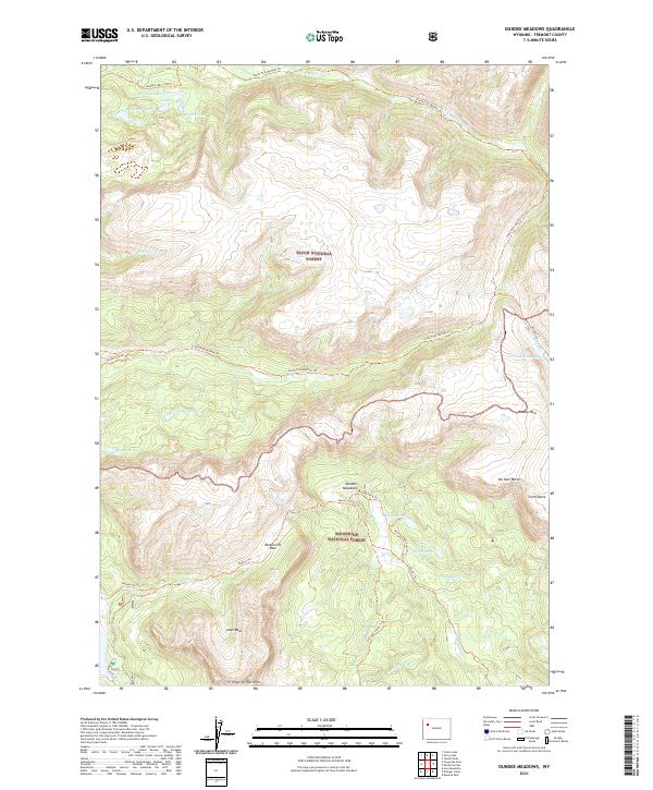 USGS Topographic Map – Dundee Meadows