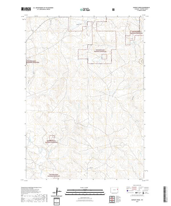 USGS Topographic Map – Dupont Creek