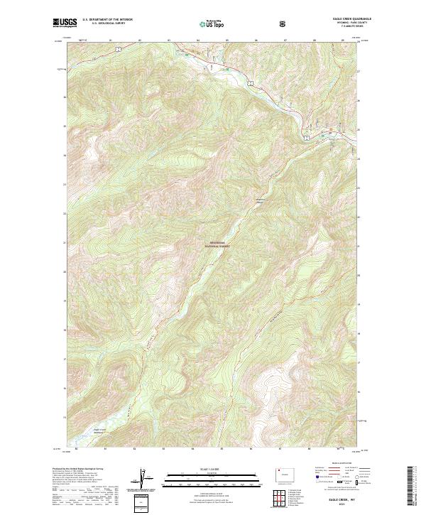 USGS Topographic Map – Eagle Creek