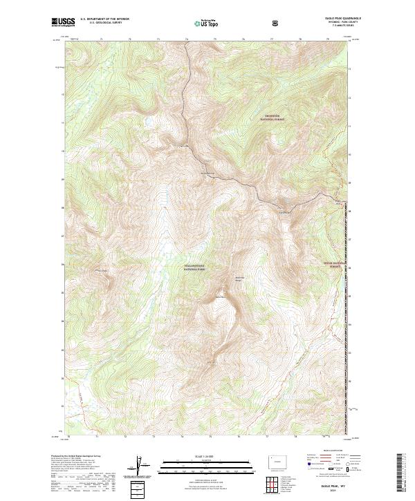 USGS Topographic Map – Eagle Peak