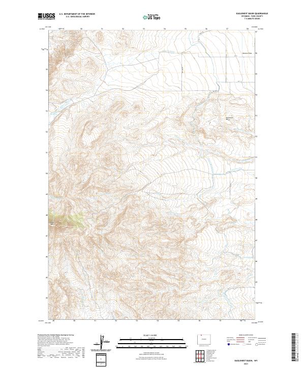 USGS Topographic Map – Eaglenest Basin