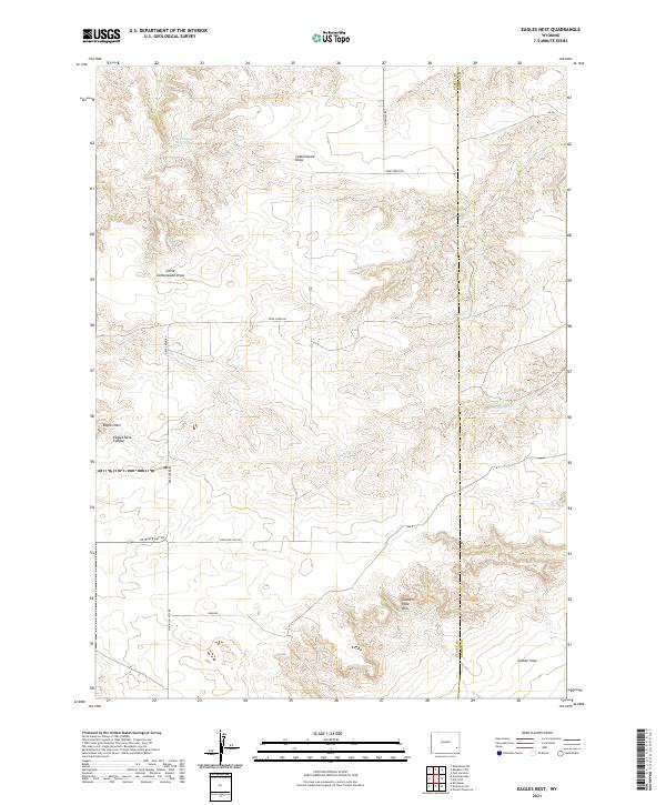 USGS Topographic Map – Eagles Nest