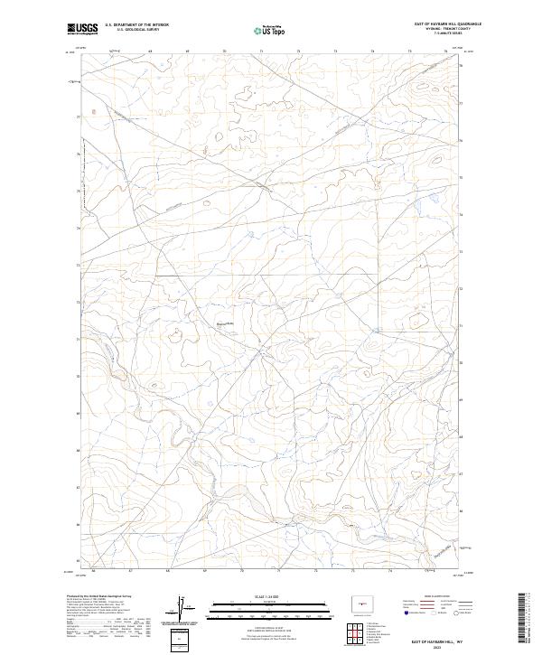 USGS Topographic Map – East of Haybarn Hill