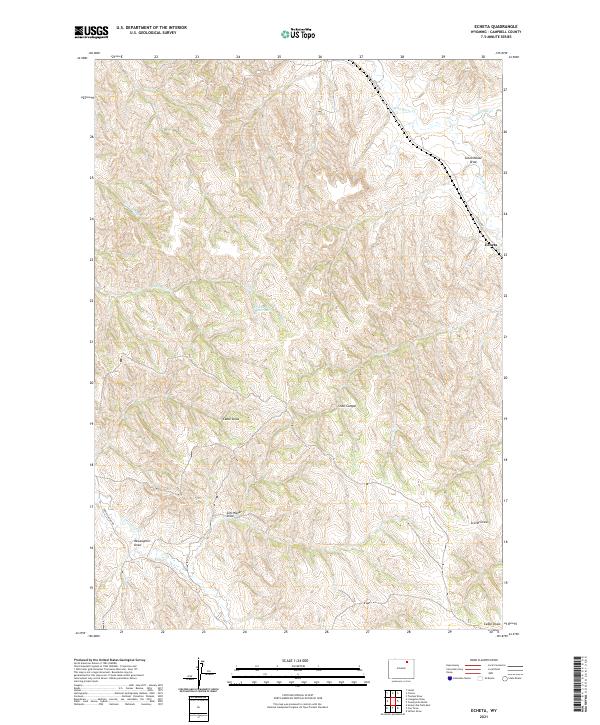 USGS Topographic Map – Echeta