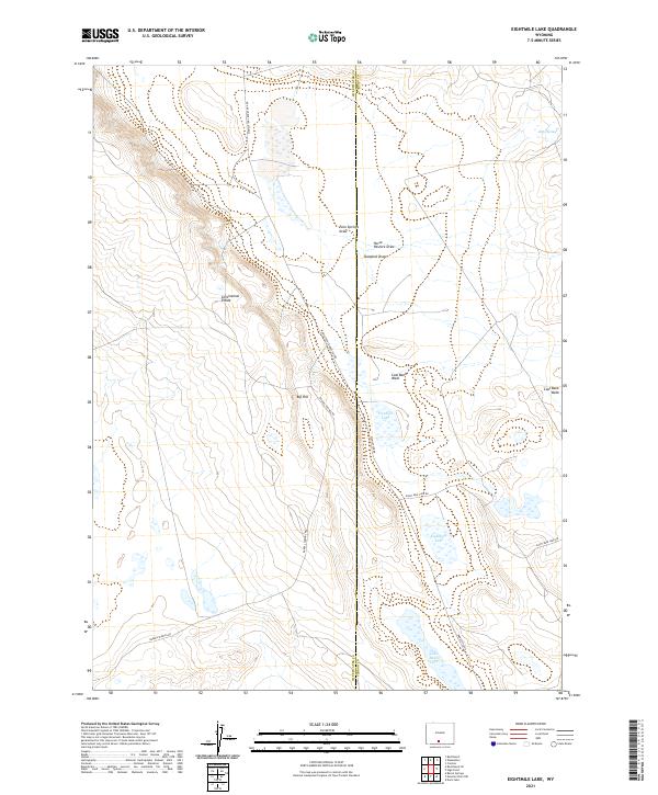 USGS Topographic Map – Eightmile Lake