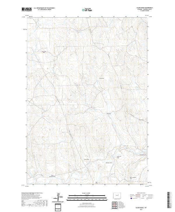 USGS Topographic Map – Elaine Draw